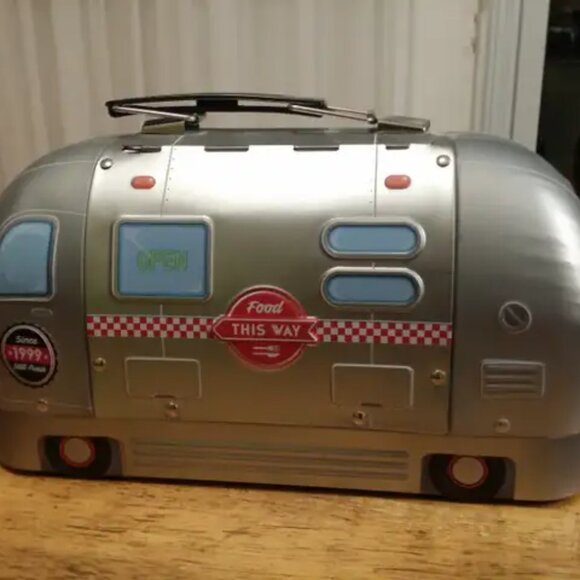 Metal Lunch Box Little Food Truck Camper - Picture 4 of 5